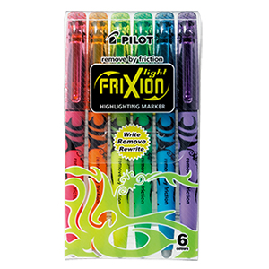 Pilot® Frixion® Light Erasable Highlighters Assorted Classics Colours