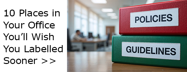 10 Places in Your Office You’ll Wish You Labelled Sooner