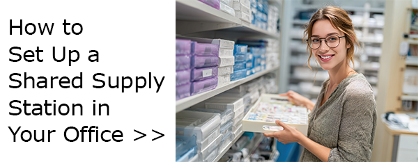 How to Set Up a Shared Supply Station in Your Office